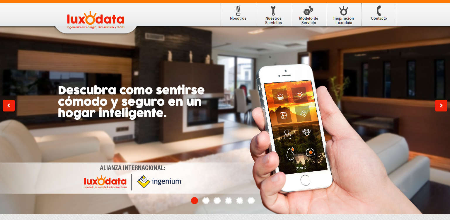 Diseño Website Luxodata